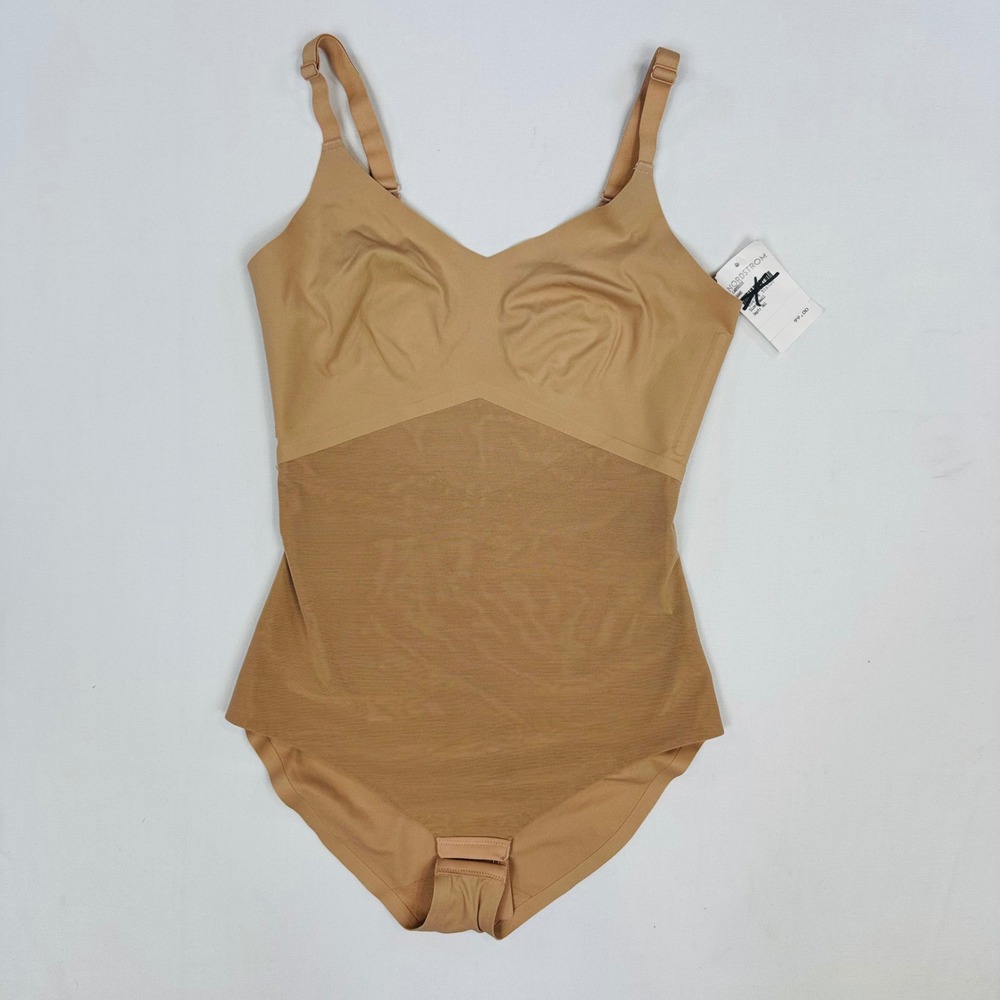 Honeylove Liftwear Cami Bodysuit Shapewear Sand Size Small NWT Runway